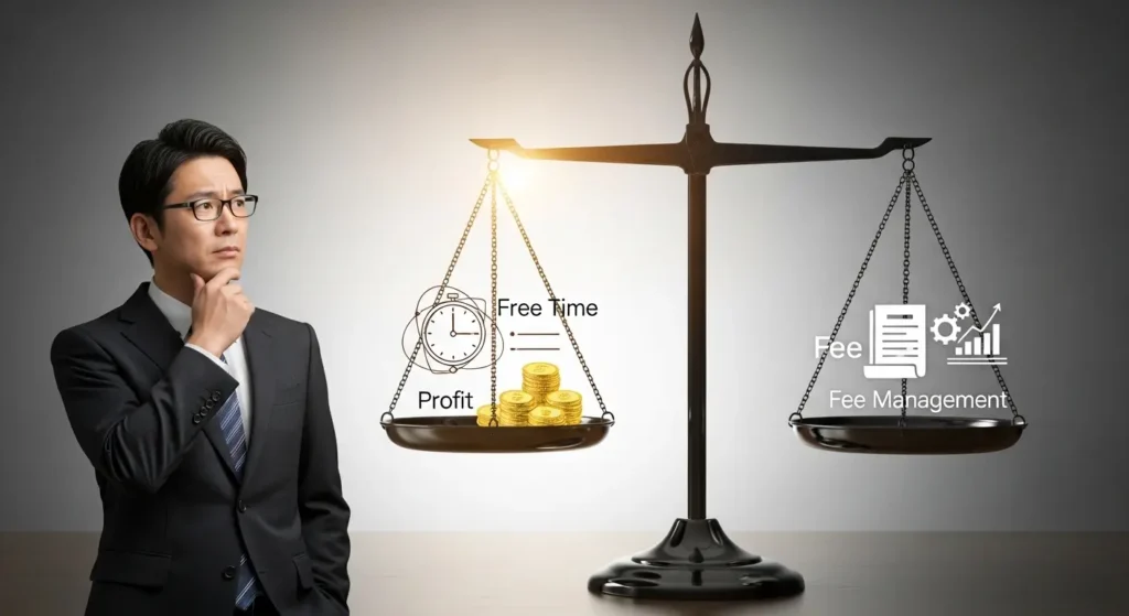 民泊代行を利用するメリットとデメリットを天秤にかけるオーナー